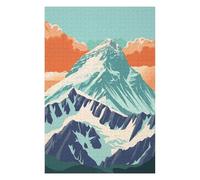 Puzzle 75x50cm/1000pcs pour Adolescentes Sunset on Everest Puzzles pour Adolescentes - Jeux Relaxants pour Toute La Famille - Anniversaire, Noël 75x50cm/1000pcs
