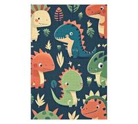 Puzzle 75x50cm/1000pcs pour Adolescents Colorful Dinosaur Friends -1 Puzzles pour Adolescents Jouets Anti-Stress Une Œuvre d'art pour Un Anniversaire, Noël 75x50cm/1000pcs