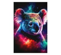 Puzzle 75x50cm/1000pcs pour Adolescents Colorful Koala in Space Puzzle pour Adultes Jeu Manuel Découpe De Précision Idéal comme Cadeau pour Toute La Famille 75x50cm/1000pcs