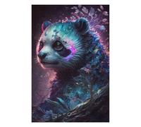 Puzzle 75x50cm/1000pcs pour Adolescents Enchanted Panda Portrait -1 Puzzles pour Adultes Jeu De Réflexion Améliore La Mémoire Est Idéal comme Cadeau 75x50cm/1000pcs