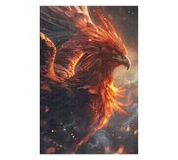 Puzzle 75x50cm/1000pcs pour Adolescents Fire Phoenix Puzzles pour Adultes Jeu Manuel Découpe De Précision Cadeaux d'anniversaire Et Cadeaux Uniques 75x50cm/1000pcs