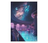 Puzzle 75x50cm/1000pcs pour Adolescents Galactic Indoor Oasis Puzzles pour Adultes Jeu De Réflexion Améliore La Mémoire Est Idéal comme Cadeau 75x50cm/1000pcs