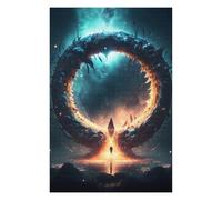 Puzzle 75x50cm/1000pcs pour Adolescents Gate to The Unknown Puzzles pour Adultes Jouets Anti-Stress Cadeaux pour Femmes Est Idéal comme Cadeau 75x50cm/1000pcs