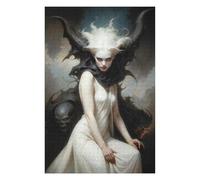 Puzzle 75x50cm/1000pcs pour Adolescents Gothic Lilith Puzzles pour Adultes Jeu Manuel Cadeau d'anniversaire Idéal pour Toute La Famille 75x50cm/1000pcs