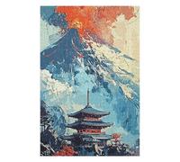 Puzzle 75x50cm/1000pcs pour Adolescents Japan Vintage Eruption Puzzles pour Adolescents - Jeu Familial pour Améliorer La Mémoire - Cadeaux Anti-Stress 75x50cm/1000pcs
