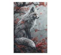 Puzzle 75x50cm/1000pcs pour Adolescents Mystic Kitsune Fox Puzzles pour Adultes Jeu Manuel Découpe De Précision Cadeaux d'anniversaire Et Cadeaux Uniques 75x50cm/1000pcs