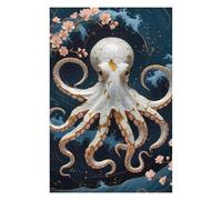 Puzzle 75x50cm/1000pcs pour Adolescents Octopus Kintsugi Art Puzzles pour Adultes Jeu Manuel Cadeau d'anniversaire Idéal pour Toute La Famille 75x50cm/1000pcs