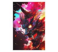 Puzzle 75x50cm/1000pcs pour Adolescents Paint The Oni Mask Puzzles pour Adolescents - Jeu Familial pour Améliorer La Mémoire - Cadeaux Anti-Stress 75x50cm/1000pcs