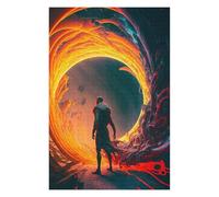 Puzzle 75x50cm/1000pcs pour Adolescents Portal to Another World Puzzles pour Adultes Jeu De Réflexion Améliore La Mémoire Est Idéal comme Cadeau 75x50cm/1000pcs