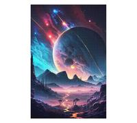 Puzzle 75x50cm/1000pcs pour Adolescents Stellar Galaxy Planet Puzzles pour Adultes Jeu Manuel Découpe De Précision Cadeaux d'anniversaire Et Cadeaux Uniques 75x50cm/1000pcs