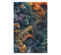 Puzzle 75x50cm/1000pcs pour Adolescents Stone Bridge Puzzles pour Adolescents Jouets Anti-Stress Une Œuvre d'art pour Un Anniversaire, Noël 75x50cm/1000pcs