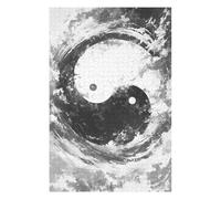 Puzzle 75x50cm/1000pcs pour Adolescents Veil of Shadows Yin Yang Puzzles pour Adultes Jeu De Réflexion Améliore La Mémoire Est Idéal comme Cadeau 75x50cm/1000pcs