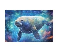 Puzzle 75x50cm/1000pcs pour Adolescents Whale in Enchanted Ocean Puzzle pour Adultes Jeu Manuel Découpe De Précision Idéal comme Cadeau pour Toute La Famille 75x50cm/1000pcs