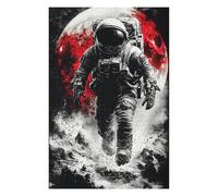 Puzzle 75x50cm/1000pcs pour Adultes Astronaut on The Moon Puzzles pour Adultes Jeu Manuel Difficile Difficile Idéal comme Cadeau pour Toute La Famille 75x50cm/1000pcs