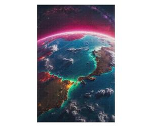 Puzzle 75x50cm/1000pcs pour Adultes Beautiful Earth from Space Puzzle pour Adultes Jouets Anti-Stress Cadeaux pour Femmes Cadeaux Anti-Stress 75x50cm/1000pcs