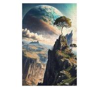 Puzzle 75x50cm/1000pcs pour Adultes Galactic Eden Panorama Adolescents Puzzles Jeu Manuel Course De Vitesse Offrez-Leur des Cadeaux pour Toute La Famille 75x50cm/1000pcs