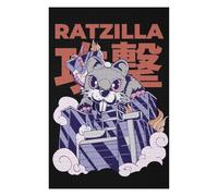 Puzzle 75x50cm/1000pcs pour Adultes Kaiju Ratzilla Monster Puzzles pour Adultes Jeux Relaxants Cadeau d'anniversaire Stimule Le Cerveau 75x50cm/1000pcs