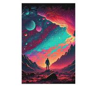 Puzzle 75x50cm/1000pcs pour Adultes Neon Galaxy Adolescents Puzzles Jeu Manuel Course De Vitesse Offrez-Leur des Cadeaux pour Toute La Famille 75x50cm/1000pcs