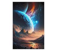 Puzzle 75x50cm/1000pcs pour Adultes Planet Mountain Landscape Adolescents Puzzles Jeu Manuel Course De Vitesse Offrez-Leur des Cadeaux pour Toute La Famille 75x50cm/1000pcs