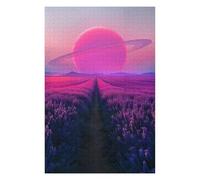 Puzzle 75x50cm/1000pcs pour Adultes Purple Fields of Eternity Adolescents Puzzles Jeu Manuel Course De Vitesse Offrez-Leur des Cadeaux pour Toute La Famille 75x50cm/1000pcs
