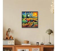 Puzzle 80 Pièces Adultes Animaux Nuit Étoilée, Développe Observation, Logique et Concentration, Puzzle Adulte 80 Pieces 28x28 cm