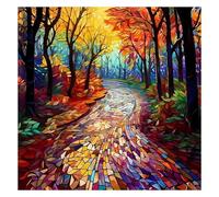 Puzzle 80 Pièces Adultes Chemin Forestier, Jeu éducatif Défi Jouets Divertissement Créatif, Puzzle Adulte 80 Pieces 28x28 cm