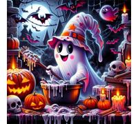 Puzzle 80 Pièces Adultes Fantôme Château, Développe Observation, Logique et Concentration, Puzzle Adulte 80 Pieces 28x28 cm