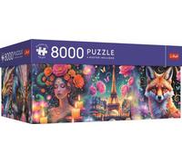 Puzzle 8000 pièces Trefl Colorful World