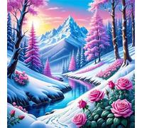 Puzzle 90 pièces Adultes Bois de Rose Iceberg, Puzzle Adulte 90 pièces, Un Puzzles Difficile, Jeu de Puzzles pour Toute la Famille, Décoration Murale Maison