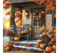 Puzzle 90 Pièces Adultes Ferme d'automne, Développe Observation, Logique et Concentration, Puzzle Adulte 90 Pieces 30x30 cm