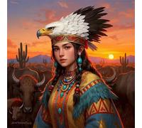 Puzzle 90 pièces Adultes Fille courageuse Désert, Puzzle Adulte 90 pièces, Un Puzzles Difficile, Jeu de Puzzles pour Toute la Famille, Décoration Murale Maison