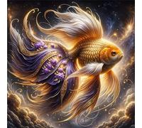Puzzle 90 pièces Adultes Koï doré, Puzzle Adulte 90 pièces, Un Puzzles Difficile, Jeu de Puzzles pour Toute la Famille, Décoration Murale Maison