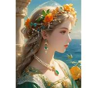 Puzzle 90 Pièces Adultes Princesse du Palais de l’Océan 25x20cm 90 Pièces Puzzles pour Adultes Jeu éducatif défi Jouet, Puzzle Impossible pour Toute la Famille