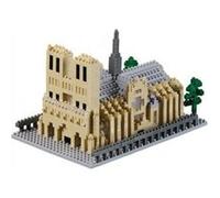 Puzzle 928 Pièces : Nano Puzzle 3D - Cathédrale Notre Dame de Paris (Level 5), Brixies Multicolore G