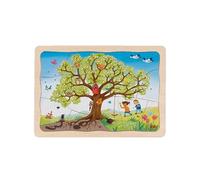 Puzzle à 4 étages en bois : Cycle de l'arbre