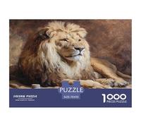 Puzzle à Assembler de Lion pour Adultes et Enfants. 1000 pièces, Animal féroce, Magnifique et Puissant, Grands Cadeaux, Jeu de défi, Jeu éducatif, décoration de Maison, pour Adultes 70x