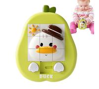 Puzzle à Blocs coulissants, Conception en Forme d'animal 3D, 12x3x16cm, Boule de Puzzle d'animaux, Casse-tête, Structure de Piste rotative Lisse, Cadeau pour, Jeu en Classe de Voyage