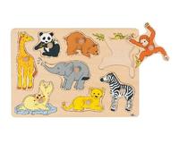 Puzzle à boutons animaux sauvages goki 8