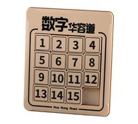 Puzzle à Chiffres coulissants - Jeu de Cerveau de Rue numérique Huarong - Planche logique éducative - Outil d'apprentissage des mathématiques interactif - Jouet éducatif Amusant pour