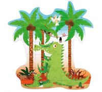 Puzzle À Contours Crocodiles 36 Pièces - Scratch Europe