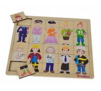 Eichhorn Puzzle Mix and Match 100005408 — 30 pièces 26×22 cm 100% contreplaqué de tilleul FSC
