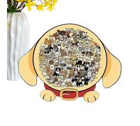 Puzzle à encastrer, 135 pièces - Puzzle en bois avec formes d'animaux - pour enfants, famille, libre, fête, maison, bureau, école et anniversaire