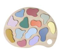 Puzzle à encastrer palette multicolore TU