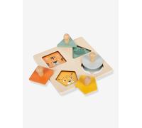 Puzzle à encastrer Montessori formes et motifs bébé small foot multicolore TU