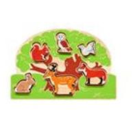 Puzzle à forme - animaux de la campagne