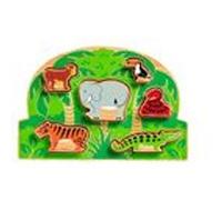 Puzzle à forme - lanka fair trade - animaux de la jungle