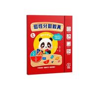 Puzzle À Fractions Magnétiques - Papier De Bois 7,01 X 8,66 Pouces | Produits Manipulateurs De Fractions | Outil De Démonstration De Mathématiques Pour L'enseignement En Classe, Puzzles Éducatifs, Pra