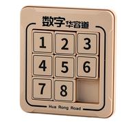 Puzzle à glissière numérique - Jeu de Route numérique Huarong, Carte logique ABS magnétique | Jouet éducatif d'entraînement cérébral pour et Adultes, Puzzle de défi de réflexion stratégique po