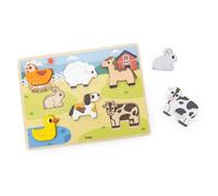 Puzzle à grosses pièces viga 44702 - ferme