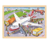 Goki Puzzle – L'aéroport – 96 pièces – Multicolore